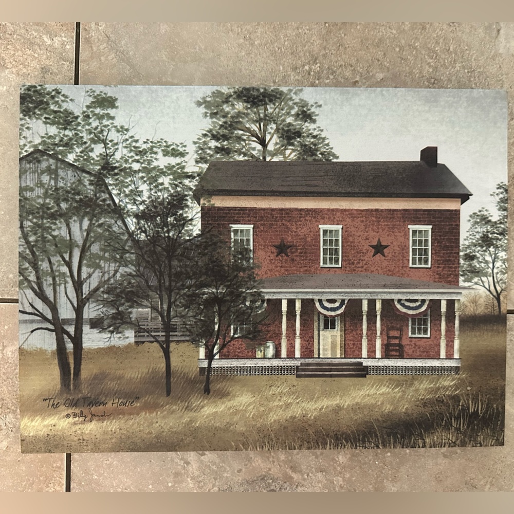 Billy Jacobs “My American Home” printed canvas